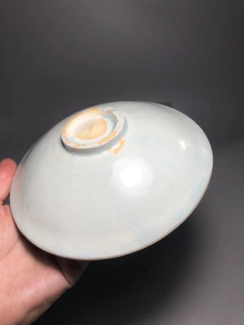 古玩陶瓷青白釉娃娃盤真品鑒賞圖
