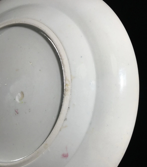 古玩陶瓷無雙譜廣彩盤真品鑒賞圖