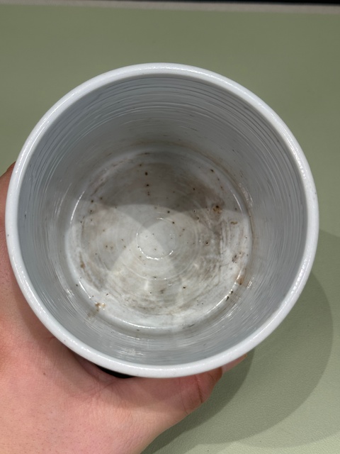 古玩陶瓷西廂記青花筆筒真品鑒賞圖