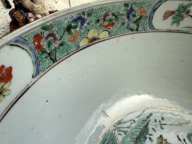 古玩陶瓷五彩碗真品鑒賞圖