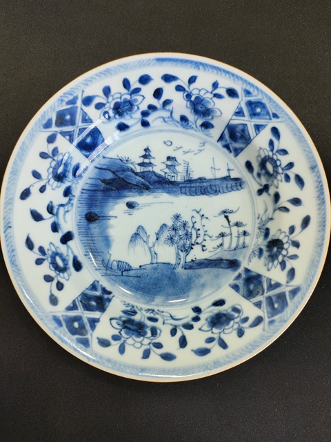 古玩陶瓷康熙青花盤·精品拍賣,當前價格2300元