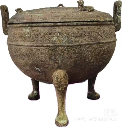 古玩銅器銅鼎真品鑒賞圖