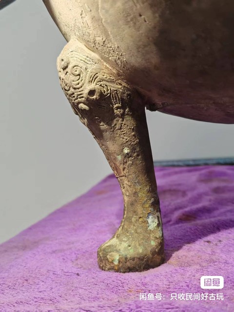 古玩銅器銅鼎真品鑒賞圖