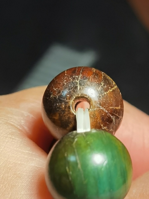 古玩玉器老珠子手串真品鑒賞圖