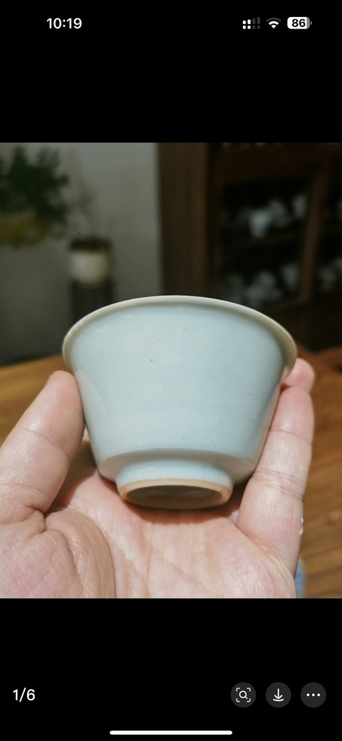 古玩陶瓷白釉杯真品鑒賞圖