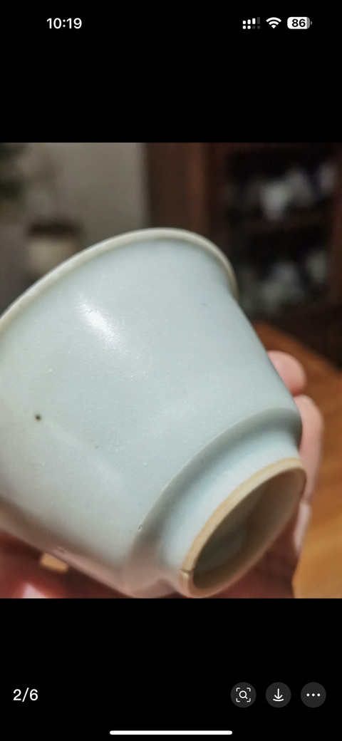 古玩陶瓷白釉杯真品鑒賞圖