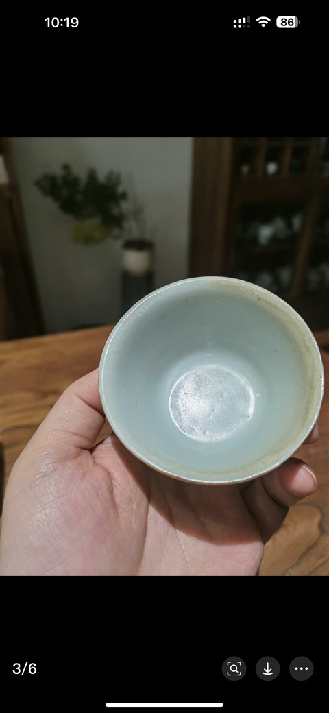 古玩陶瓷白釉杯真品鑒賞圖
