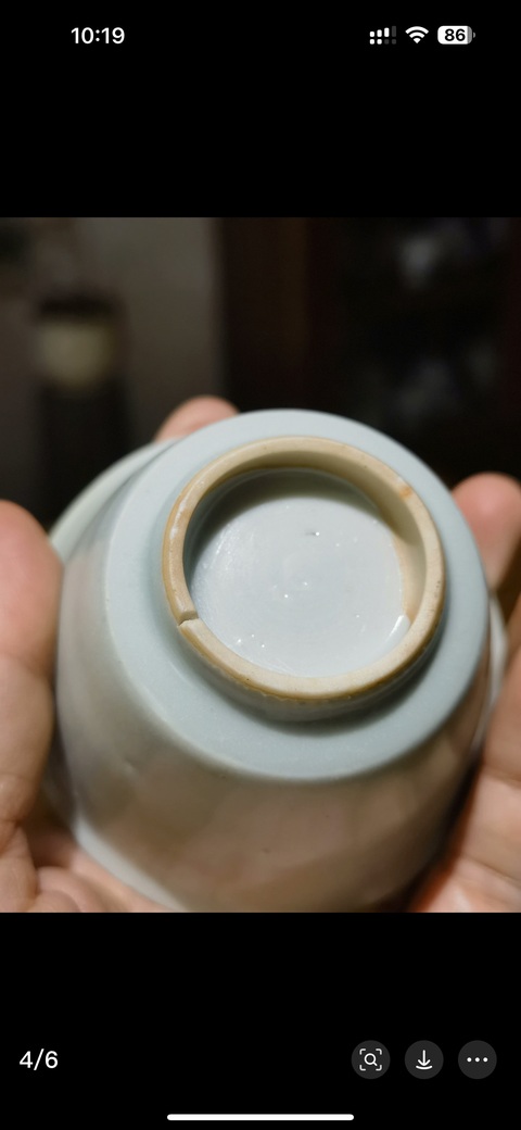 古玩陶瓷白釉杯真品鑒賞圖