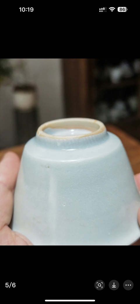 古玩陶瓷白釉杯真品鑒賞圖