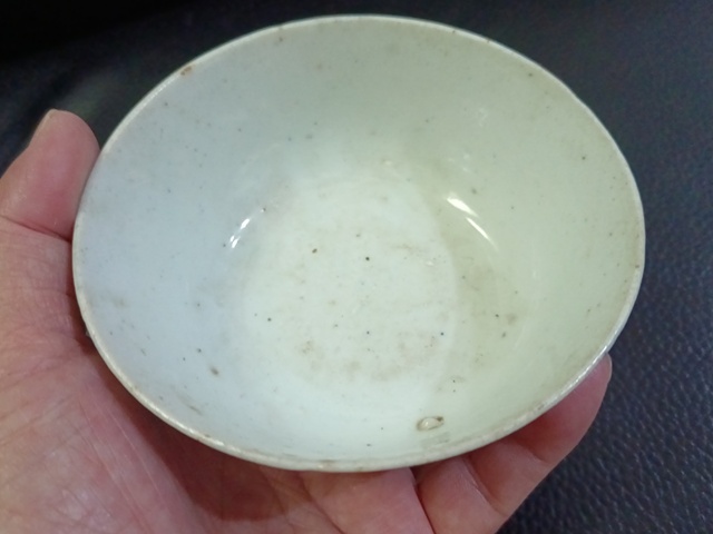 古玩陶瓷錦地紋青花碗真品鑒賞圖