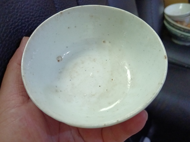 古玩陶瓷錦地紋青花碗真品鑒賞圖