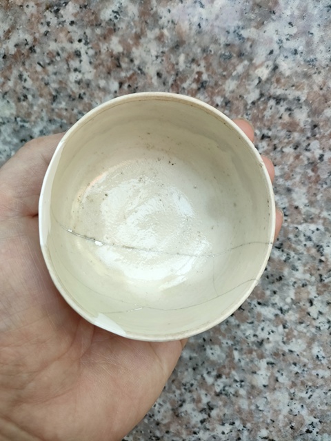 古玩陶瓷定窯白瓷刻仰蓮紋碗拍賣,當前價格1600元
