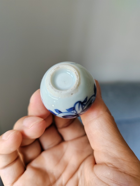 古玩陶瓷青花花卉紋葫蘆瓶真品鑒賞圖