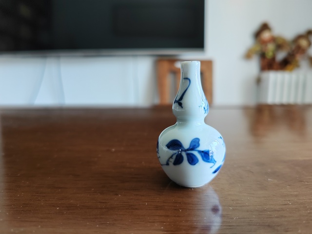古玩陶瓷青花花卉紋葫蘆瓶真品鑒賞圖