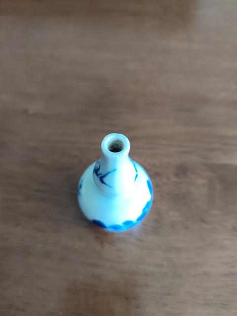 古玩陶瓷青花花卉紋葫蘆瓶真品鑒賞圖
