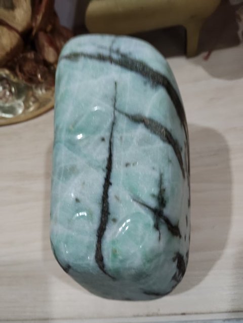 古玩玉器天然翡翠原石料真品鑒賞圖
