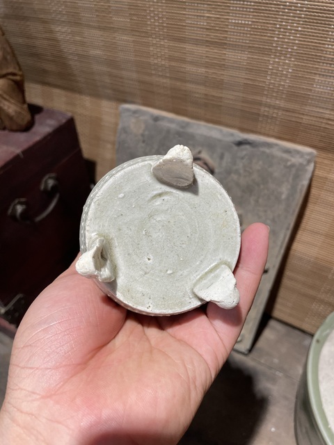 古玩陶瓷影青雙耳瓶真品鑒賞圖