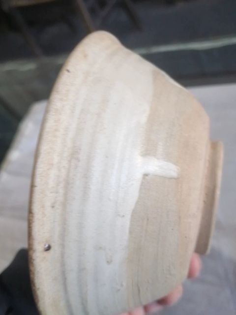 古玩陶瓷磁州窯白地黑花碗真品鑒賞圖