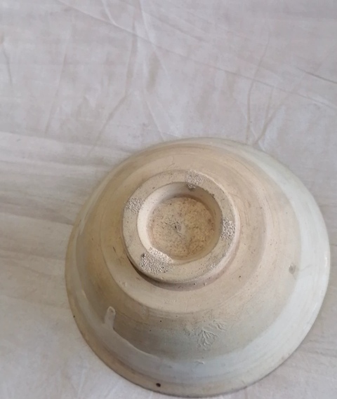 古玩陶瓷磁州窯白地黑花碗真品鑒賞圖