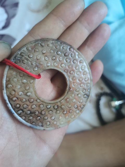 古玩玉器仿古玉璧真品鑒賞圖
