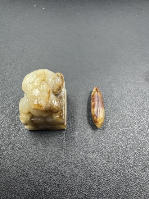 古玩玉器和田玉雕“獸鈕印”真品鑒賞圖