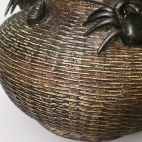 古玩雜項(xiàng)蟹簍拍賣,當(dāng)前價(jià)格2222元