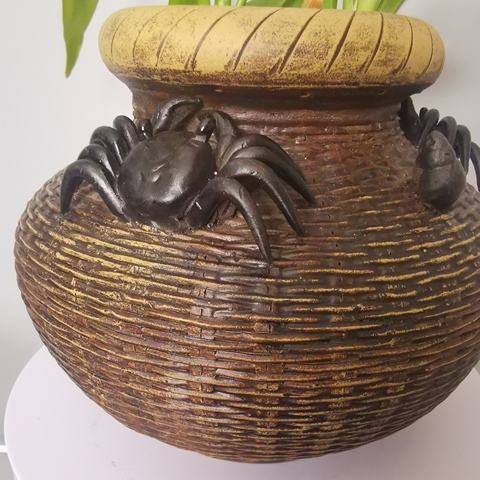 古玩雜項(xiàng)蟹簍拍賣,當(dāng)前價(jià)格2222元