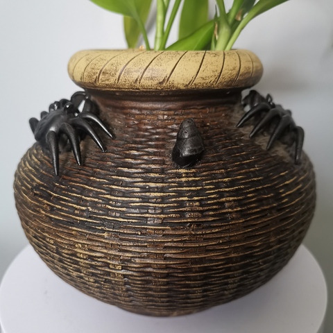 古玩雜項(xiàng)蟹簍拍賣,當(dāng)前價(jià)格2222元