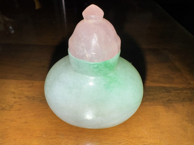 古玩玉器翡翠鼻煙壺真品鑒賞圖