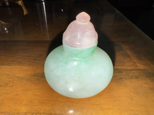 古玩玉器翡翠鼻煙壺真品鑒賞圖