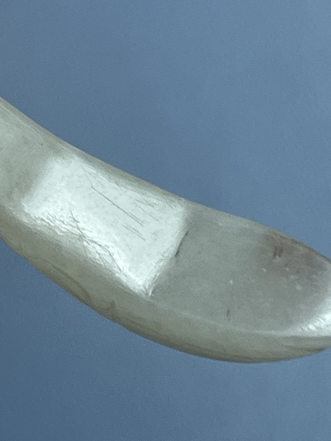 古玩玉器玉發(fā)簪殘件真品鑒賞圖