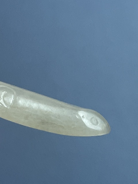古玩玉器玉發(fā)簪殘件真品鑒賞圖