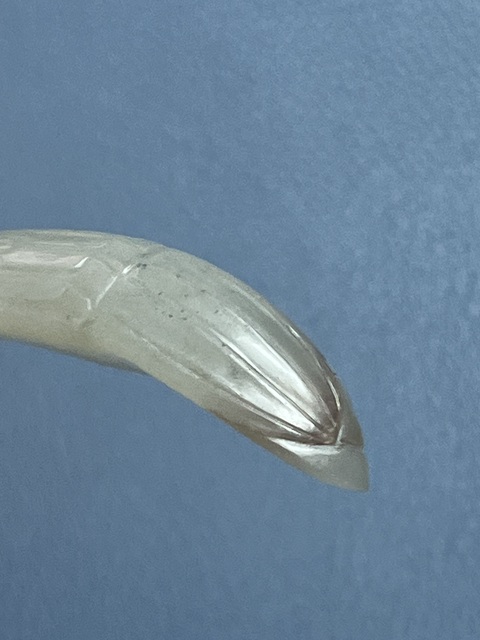 古玩玉器玉發(fā)簪殘件真品鑒賞圖