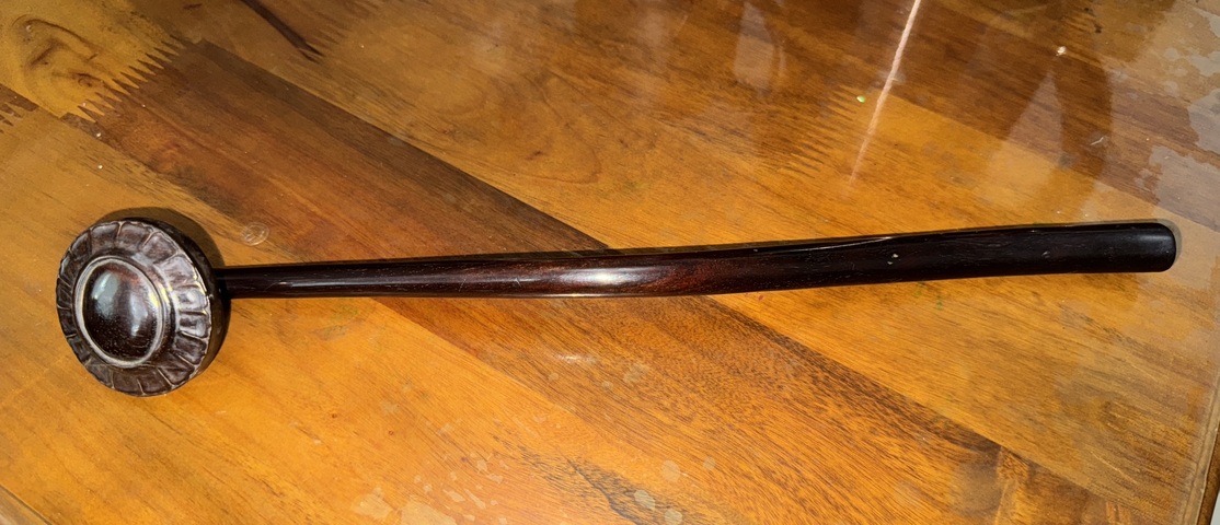 古玩雜項(xiàng)紫檀如意真品鑒賞圖