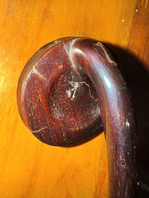 古玩雜項(xiàng)紫檀如意真品鑒賞圖