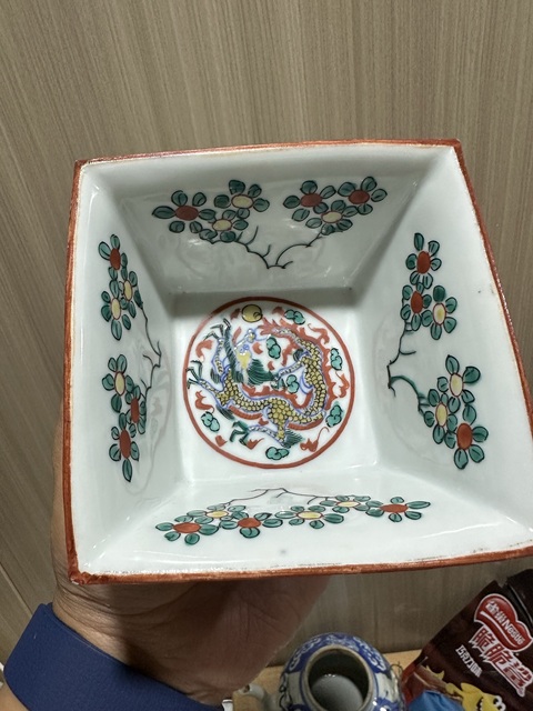 古玩陶瓷五彩斗杯真品鑒賞圖