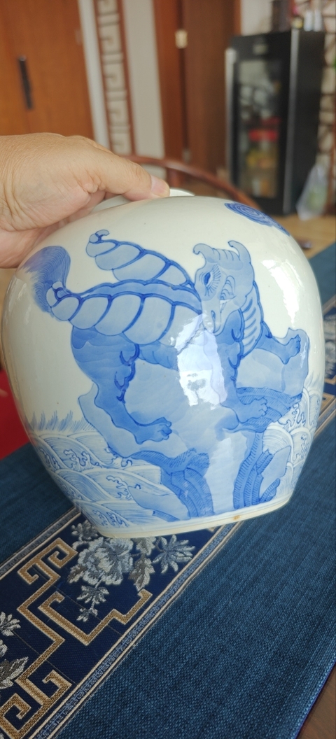 古玩陶瓷青花罐真品鑒賞圖