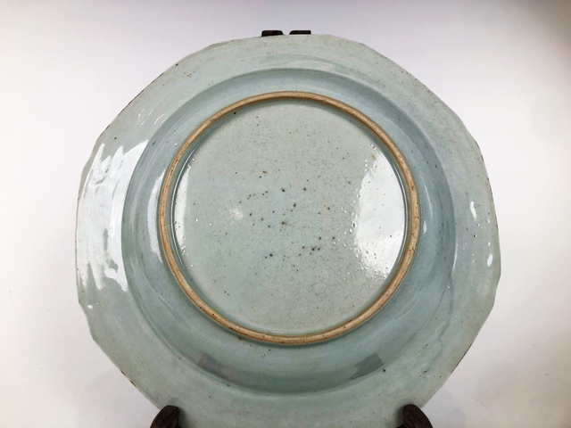 古玩陶瓷清乾隆·青花山水樓閣八方盤拍賣,當前價格0元