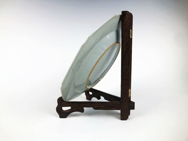 古玩陶瓷清早期·青花柳樹八方盤拍賣，當(dāng)前價格0元
