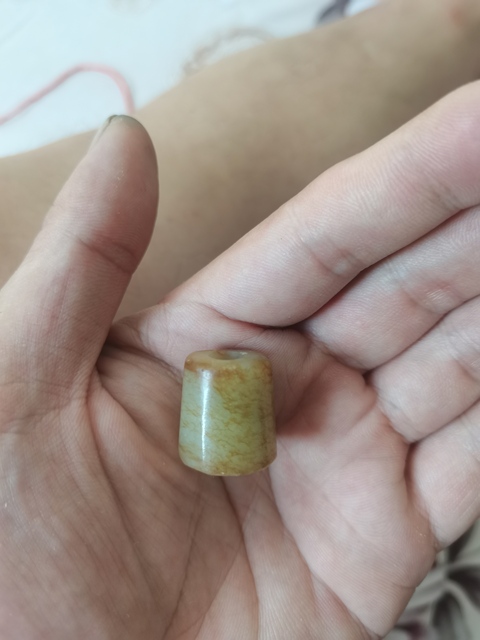 古玩玉器玉勒子真品鑒賞圖