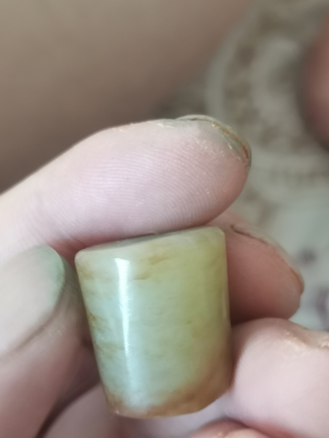 古玩玉器玉勒子真品鑒賞圖