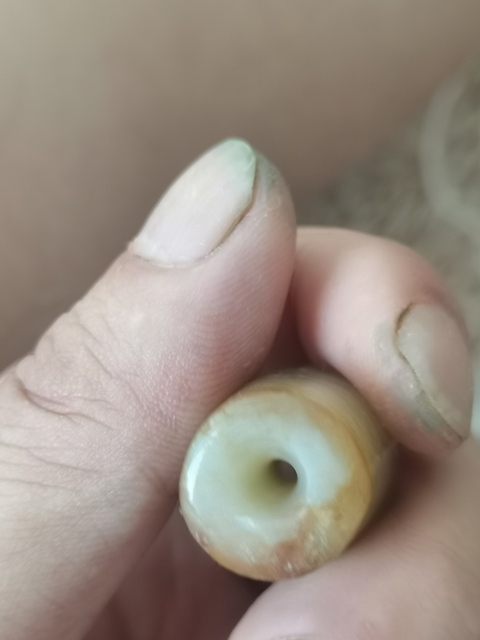 古玩玉器玉勒子真品鑒賞圖
