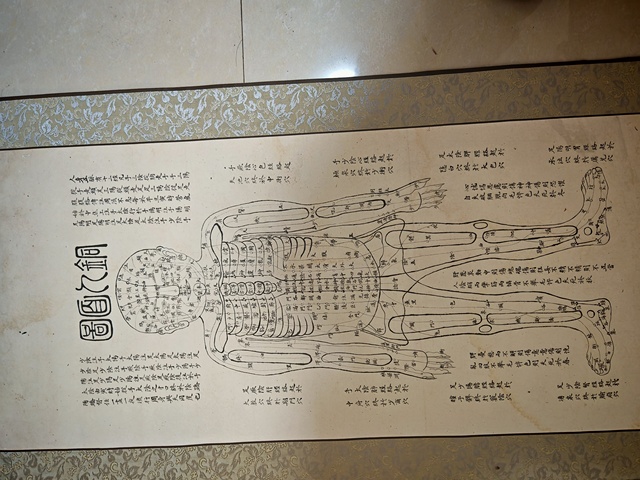 古玩字畫佚名銅人面圖真品鑒賞圖