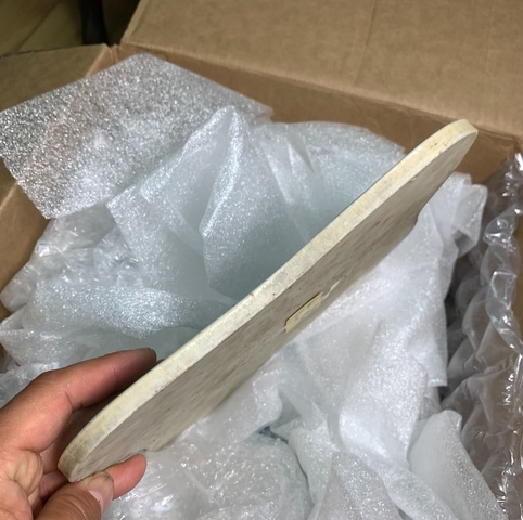 古玩陶瓷粉彩愛鵝圖瓷板真品鑒賞圖