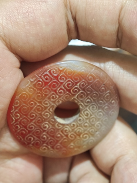古玩玉器仿古做舊璧型件真品鑒賞圖