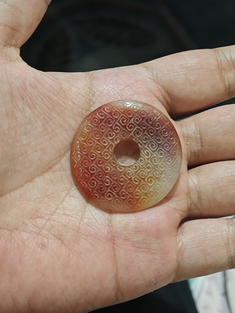 古玩玉器仿古做舊璧型件真品鑒賞圖