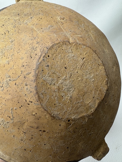 古玩陶瓷馬家窯·馬廠類型網格條紋三耳壺真品鑒賞圖