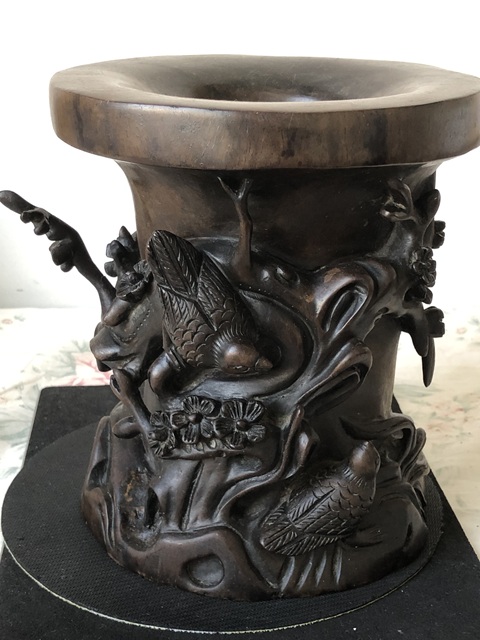 古玩雜項筆筒拍賣,當前價格500元