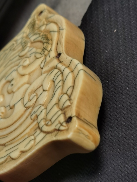古玩玉器博古鳳鳥佩真品鑒賞圖
