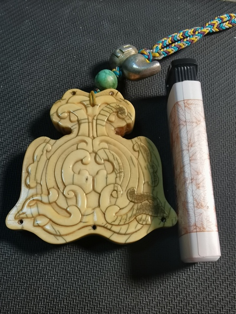 古玩玉器博古鳳鳥佩真品鑒賞圖